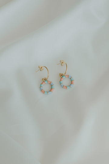 Colorful Lifebelt Earring