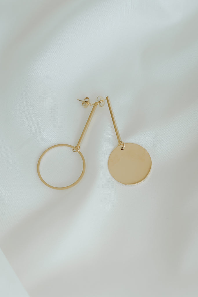 FLEMENGO - Hanging Circle Earring