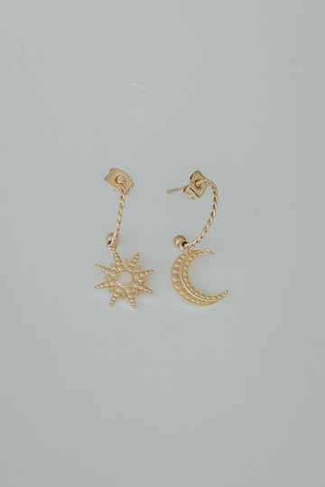 FLEMENGO - Sun and Moon Earring